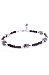 Vogue Crafts and Designs Pvt. Ltd. manufactures Traditional Black Anklet at wholesale price.