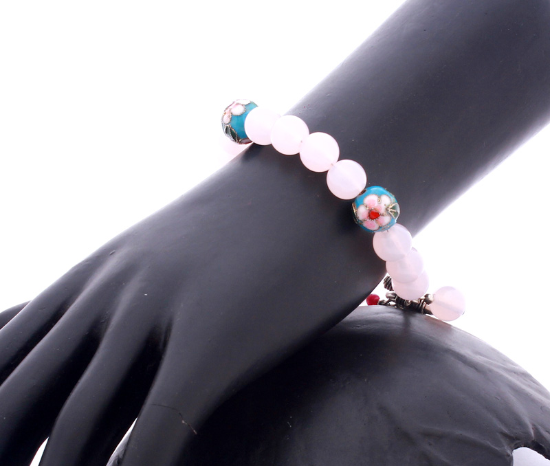 Vogue Crafts & Designs Pvt. Ltd. manufactures Floral Pink Bracelet at wholesale price.