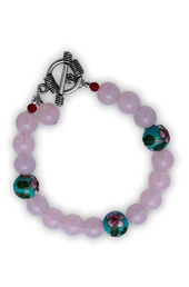 Vogue Crafts and Designs Pvt. Ltd. manufactures Floral Pink Bracelet at wholesale price.