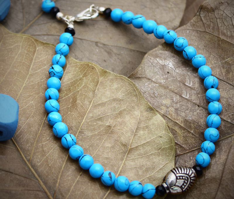 Vogue Crafts & Designs Pvt. Ltd. manufactures Line of Blue Bracelet at wholesale price.