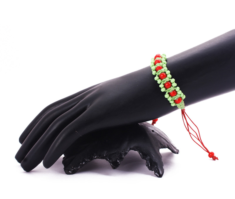 Vogue Crafts & Designs Pvt. Ltd. manufactures Trapped in Green Bracelet at wholesale price.