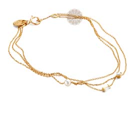 Vogue Crafts and Designs Pvt. Ltd. manufactures Layered Gold Anklet at wholesale price.
