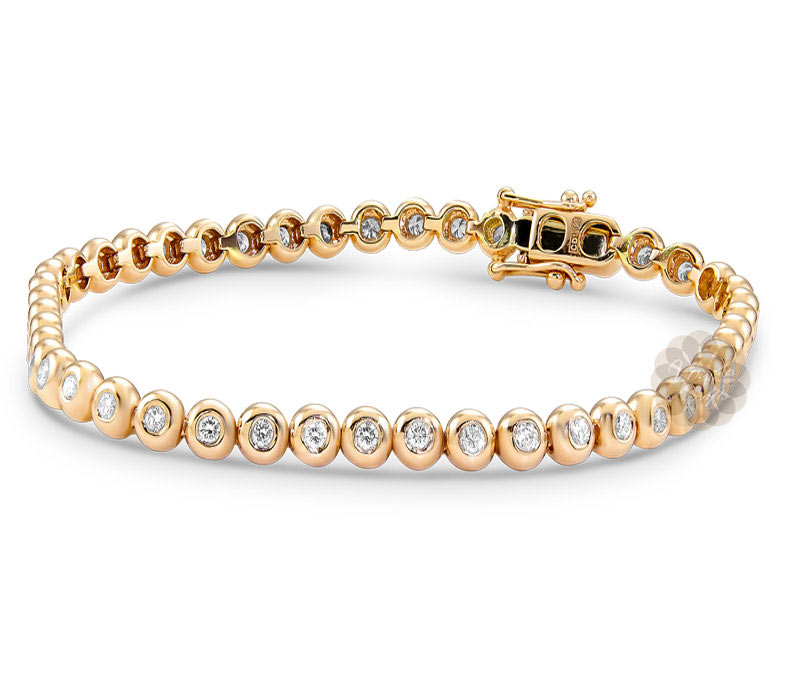 Vogue Crafts & Designs Pvt. Ltd. manufactures Round Diamond Bracelet at wholesale price.