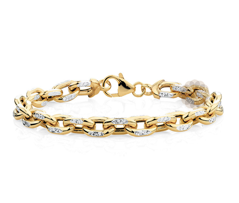 Vogue Crafts & Designs Pvt. Ltd. manufactures Diamond and Gold Chain Bracelet at wholesale price.