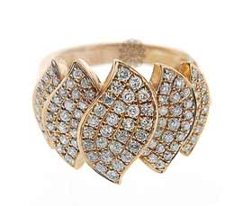 Vogue Crafts and Designs Pvt. Ltd. manufactures Lotus Gold Bracelet at wholesale price.