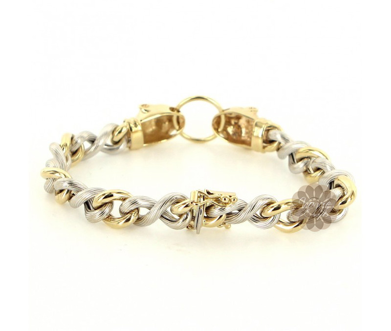 Vogue Crafts & Designs Pvt. Ltd. manufactures Infinity Gold Bracelet at wholesale price.