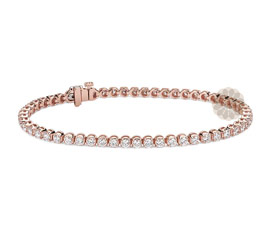 Vogue Crafts and Designs Pvt. Ltd. manufactures Rose Gold Diamond Anklet at wholesale price.