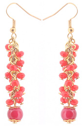 Vogue Crafts and Designs Pvt. Ltd. manufactures Bunch of Red Earrings at wholesale price.