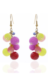 Vogue Crafts and Designs Pvt. Ltd. manufactures Multicolored Drops Earrings at wholesale price.