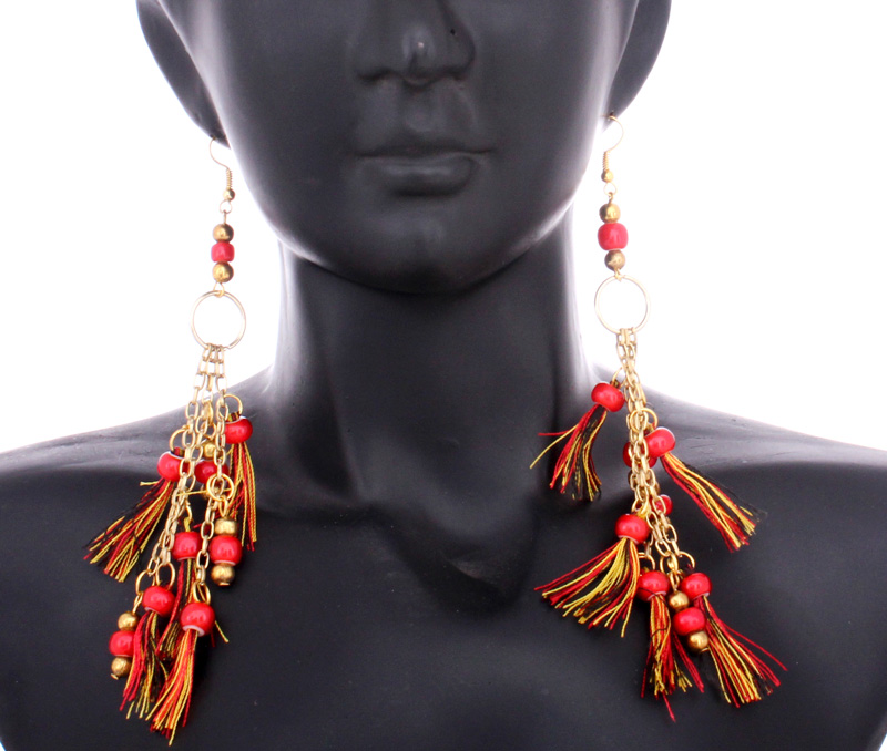 Vogue Crafts & Designs Pvt. Ltd. manufactures Beads and Tassels Earrings at wholesale price.