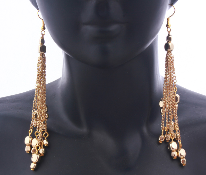 Vogue Crafts & Designs Pvt. Ltd. manufactures Drops of Gold Earrings at wholesale price.