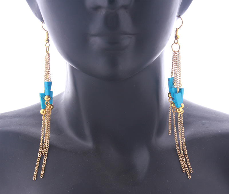 Vogue Crafts & Designs Pvt. Ltd. manufactures Blissful Blue Earrings at wholesale price.