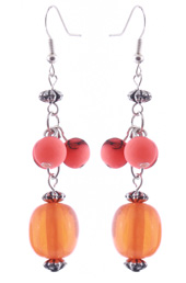 Vogue Crafts and Designs Pvt. Ltd. manufactures Tangerine Bliss Earrings at wholesale price.