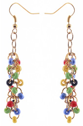 Vogue Crafts and Designs Pvt. Ltd. manufactures Colors of Bliss Earrings at wholesale price.