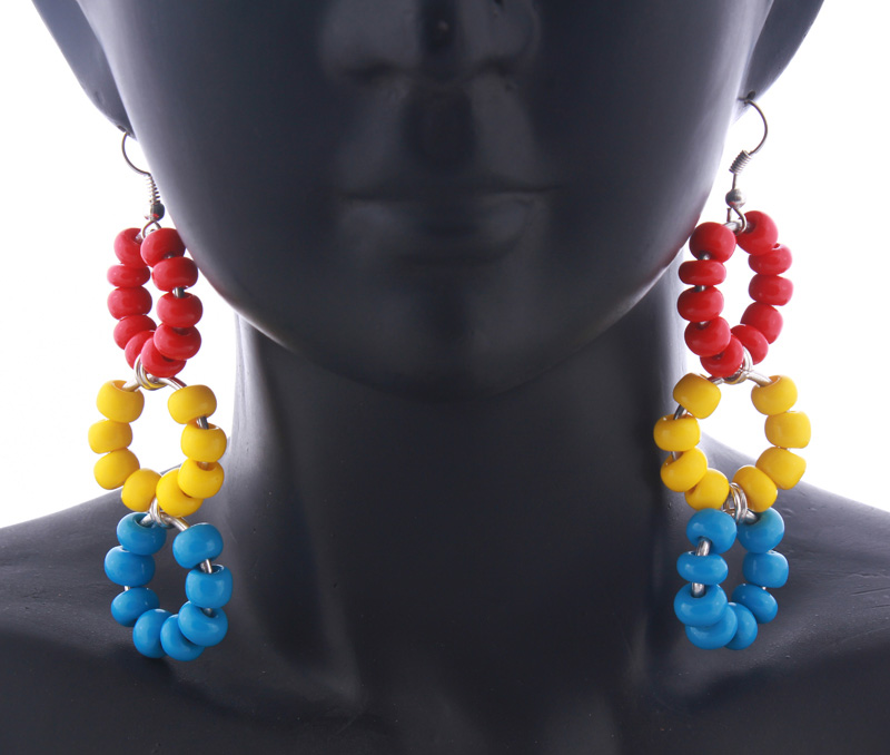 Vogue Crafts & Designs Pvt. Ltd. manufactures Colorful Circles Earrings at wholesale price.