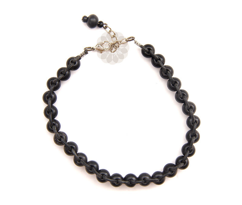 Vogue Crafts & Designs Pvt. Ltd. manufactures Simple Black Bead Anklet at wholesale price.