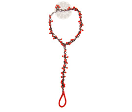 Vogue Crafts and Designs Pvt. Ltd. manufactures Classic Red Bead Anklet at wholesale price.