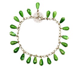 Vogue Crafts and Designs Pvt. Ltd. manufactures Textured Bead Anklet at wholesale price.
