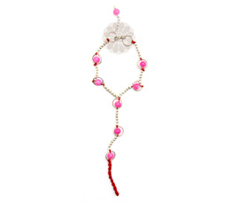 Vogue Crafts and Designs Pvt. Ltd. manufactures Pink Bead Toe Anklet at wholesale price.