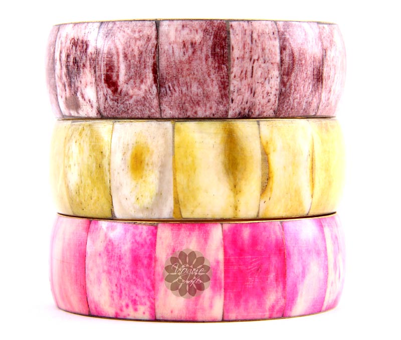 Vogue Crafts & Designs Pvt. Ltd. manufactures Stack of Multicolor Bangles at wholesale price.