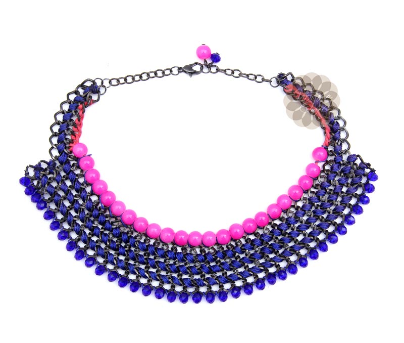 Vogue Crafts & Designs Pvt. Ltd. manufactures Beads and Crystals Necklace at wholesale price.