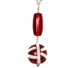Vogue Crafts and Designs Pvt. Ltd. manufactures Stripe Bead Pendant at wholesale price.