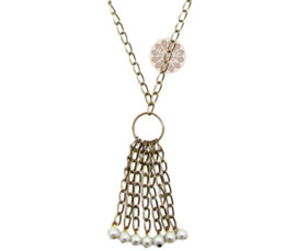 Vogue Crafts and Designs Pvt. Ltd. manufactures Silver Ring Pearl Drop Pendant at wholesale price.