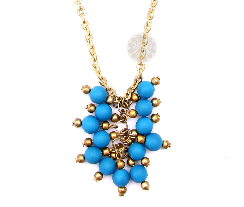 Vogue Crafts & Designs Pvt. Ltd. manufactures Cluster of Blue Beads Pendant at wholesale price.