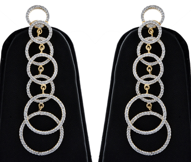 Vogue Crafts & Designs Pvt. Ltd. manufactures Rings American Diamond Dangler Earrings at wholesale price.