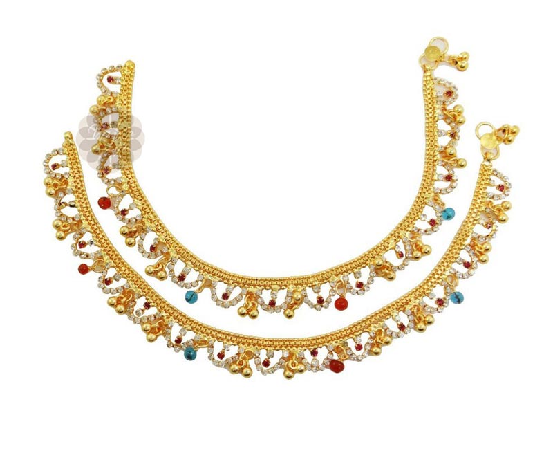 Vogue Crafts & Designs Pvt. Ltd. manufactures Dynamic Red Colored Anklet at wholesale price.