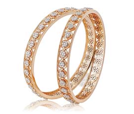 Vogue Crafts and Designs Pvt. Ltd. manufactures Mom is a Blessing Golden Pair of Bangles at wholesale price.