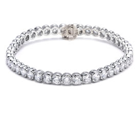 Vogue Crafts and Designs Pvt. Ltd. manufactures Silver Dazzler Bracelet at wholesale price.