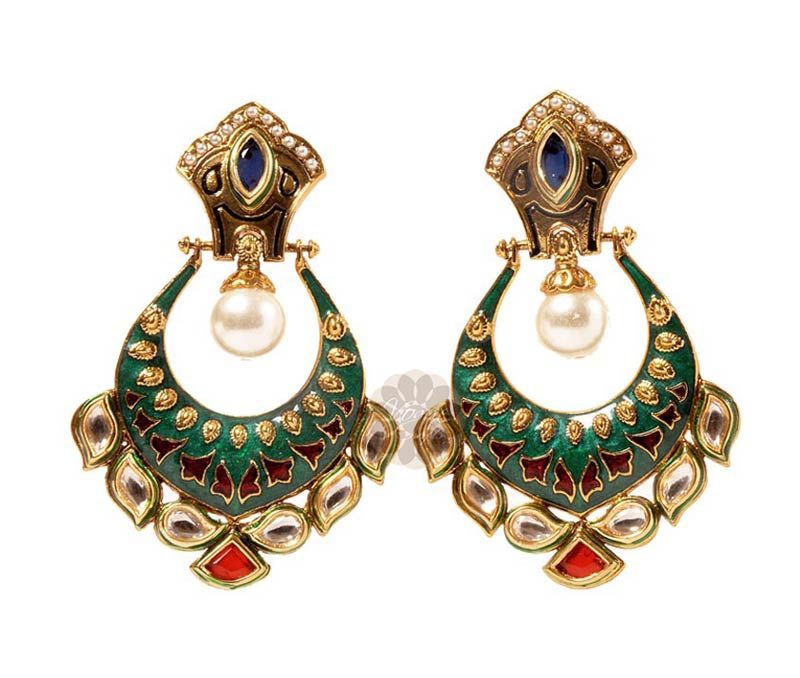 Vogue Crafts & Designs Pvt. Ltd. manufactures Royal Tradition Earrings at wholesale price.