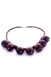 Vogue Crafts and Designs Pvt. Ltd. manufactures Maroon Horn Drops Necklace at wholesale price.