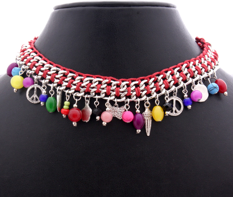 Vogue Crafts & Designs Pvt. Ltd. manufactures Charms and Colors Necklace at wholesale price.