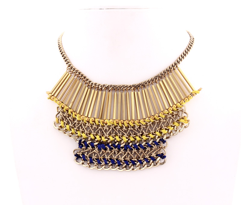 Vogue Crafts & Designs Pvt. Ltd. manufactures Sticks and Brass Necklace at wholesale price.