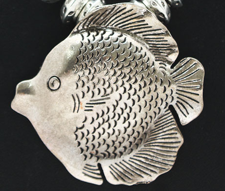 Vogue Crafts & Designs Pvt. Ltd. manufactures Silver Fish Pendant at wholesale price.