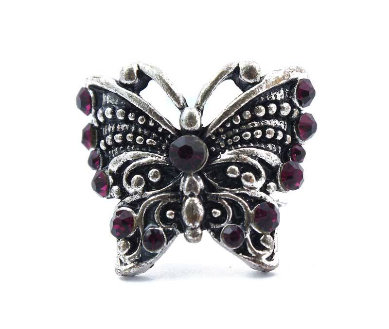 Vogue Crafts & Designs Pvt. Ltd. manufactures The Studded Butterfly Ring at wholesale price.