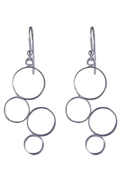 Vogue Crafts and Designs Pvt. Ltd. manufactures Bubble Silver Earrings at wholesale price.