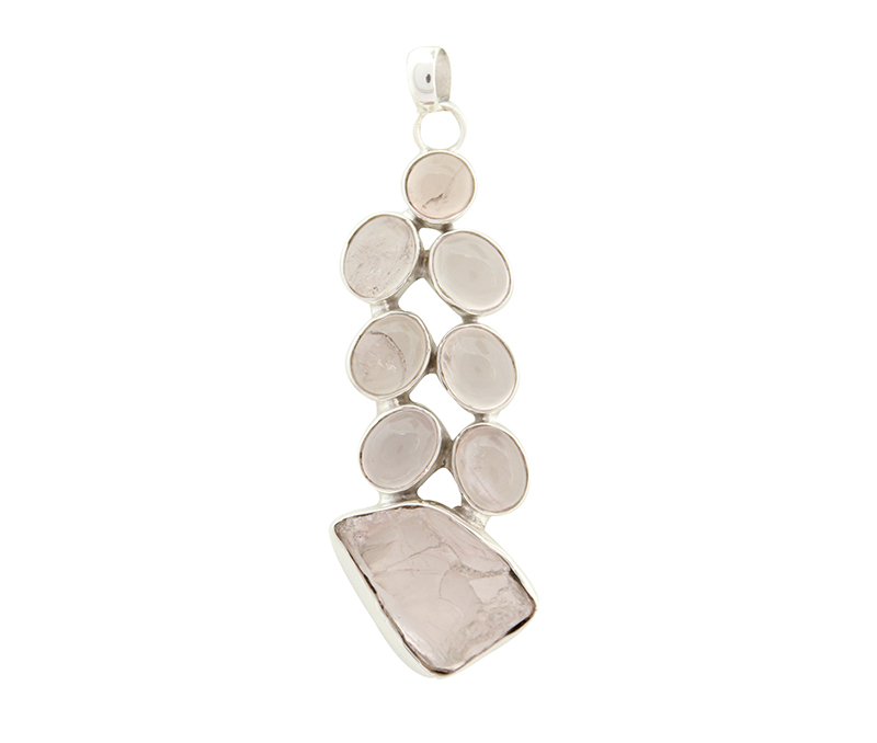 Vogue Crafts & Designs Pvt. Ltd. manufactures Multiple Stone Silver Pendant at wholesale price.