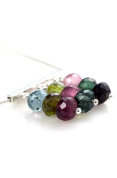 Vogue Crafts and Designs Pvt. Ltd. manufactures Multicolor Stone Silver Pendant at wholesale price.