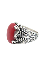 Vogue Crafts and Designs Pvt. Ltd. manufactures Scorpion Silver Ring at wholesale price.