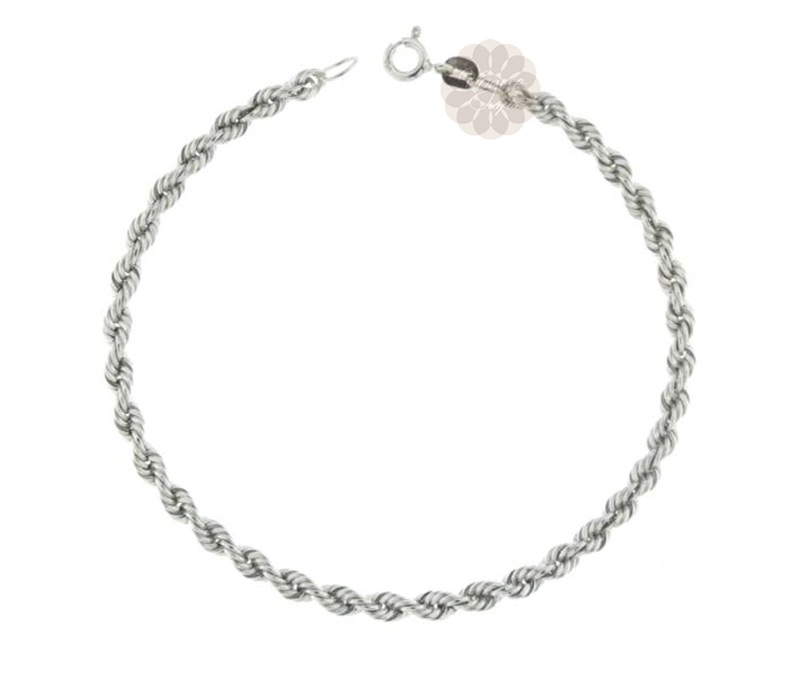 Vogue Crafts & Designs Pvt. Ltd. manufactures Twisted Chain Silver Anklet at wholesale price.