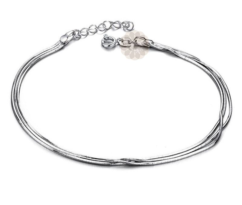 Vogue Crafts & Designs Pvt. Ltd. manufactures Multi-strand Silver Anklet at wholesale price.