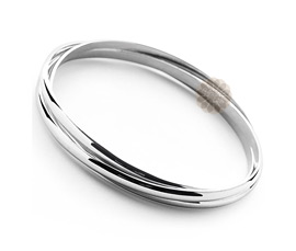 Vogue Crafts and Designs Pvt. Ltd. manufactures Silver Trinity Bangle at wholesale price.