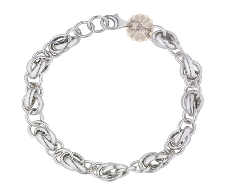 Vogue Crafts & Designs Pvt. Ltd. manufactures Fancy Link Chain Silver Bracelet at wholesale price.