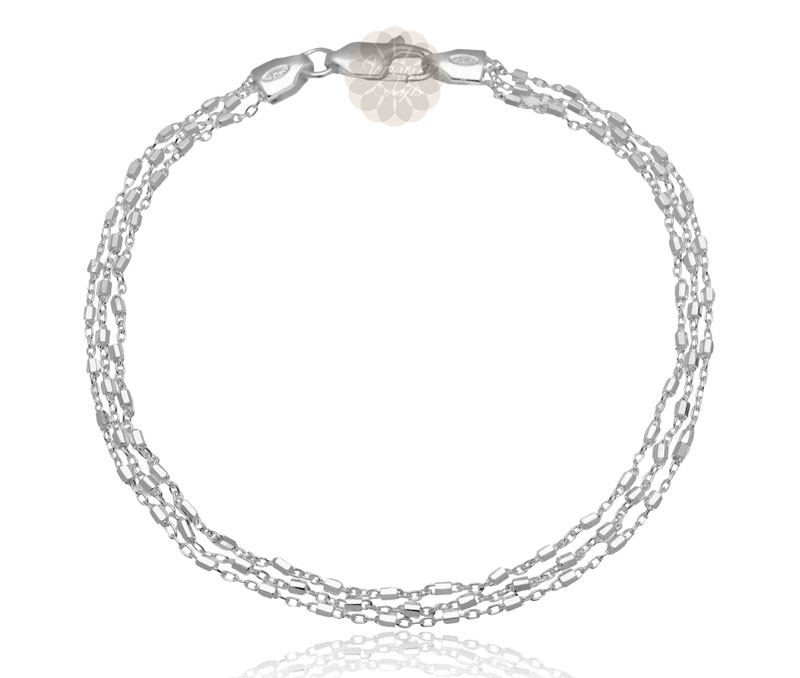 Vogue Crafts & Designs Pvt. Ltd. manufactures Classic Link Chain Silver Bracelet at wholesale price.