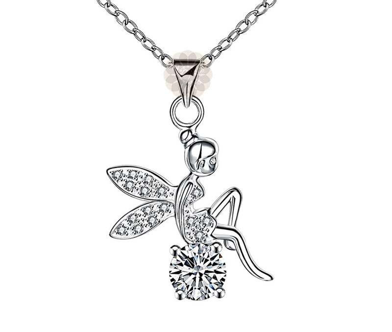 Vogue Crafts & Designs Pvt. Ltd. manufactures Angel Silver Pendant at wholesale price.