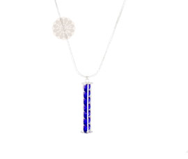 Vogue Crafts and Designs Pvt. Ltd. manufactures Sterling Silver Blue Stone Pendant at wholesale price.