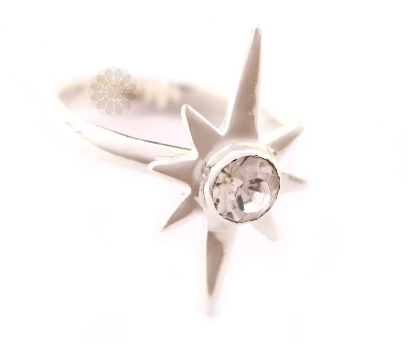 Vogue Crafts & Designs Pvt. Ltd. manufactures Silver Sun Ring at wholesale price.